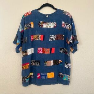 Theo Rayon Patchwork Top